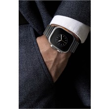 UNIQ Better By Design Apple Watch 45MM Kordon Strova Mag Serisi Paslanmaz Çelik Ayarlanabilir Manyetik Toka