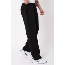 Stil Kombin Baggy 3 Ip Şardonlu Düz Eşofman Altı Spr 12071_70099