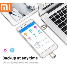 Laula Xiaomi 2tb Type-C ve USB Flash Bellek Otg Çift Giriş Premium Mini