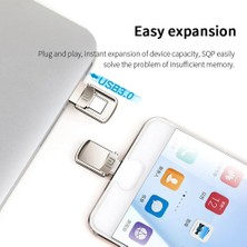 Laula Xiaomi 2tb Type-C ve USB Flash Bellek Otg Çift Giriş Premium Mini