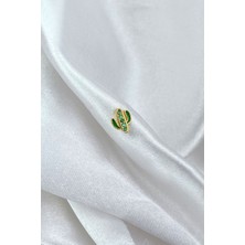 Lieza Kadın 925 Ayar Gümüş Kaktüs Piercing