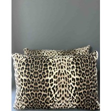 Leopar Desenli Yastık Kılıfı