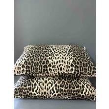 Leopar Desenli Yastık Kılıfı