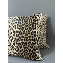 Leopar Desenli Yastık Kılıfı