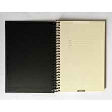 Colornote Papirüs Mini Serisi Kareli Defter, Spiralli, Sert Kapaklı, 16 x 23 Cm, 100 Yaprak (Ön Kapakta Gitar Çizimli)