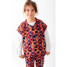 Plant Mini Kids – Garden Turuncu/kırmızı Renk, %100 Pamuk, V Yaka Süveter