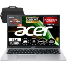 Acer A315-24 NX.KDEEY.00C4 Ryzen 3 7320 8gb Ram 1tb SSD Uma 15.6" Full Hd Fdos + Çanta Hediye