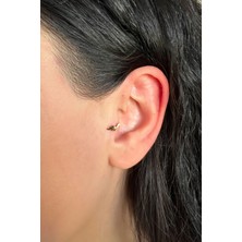 Lieza Kadın 925 Ayar Gümüş Dinazor Piercing