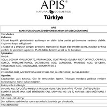 Leke Karşıtı ve Cilt Tonu Eşitleyici Parlaklık Maskesi - 10x3 + 10x0,7 gr