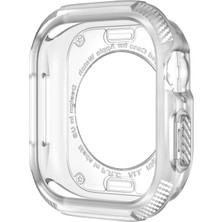 Forzacase Apple Watch 10 46MM ile Uyumlu Önü Açık Armor Silikon Tpu Kasa Koruyucu Kılıf - FC794