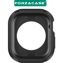 Forzacase Apple Watch 10 46MM ile Uyumlu Önü Açık Armor Silikon Tpu Kasa Koruyucu Kılıf - FC794