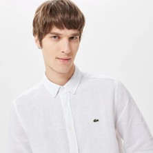 Lacoste Slim Fit Keten Gömlek