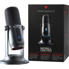 Thronmax Mdrill One (M2G) Profesyonel Hd Çekimler Için (48 Khz) Stüdyo Kalitesinde Kondansatörlü Mikrofon