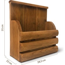 Ahşap Gazetelik / Dergilik / Kitaplık