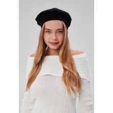 Derikem Kep Kadın Sanatçı Ressam Şapkası Klasik Fransız Bere Moda Sanatçı Şapkası Bere Keçe Fransız Şapka