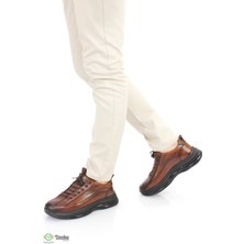 Marcomen Erkek  Deri Ortopedık Spor Tarz Mevsimlik Kalın Air Taban Yürüyüş Ayakkabısı MR4K/CS20142