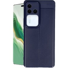 Newface Vivo V30 5g Kılıf Auto Focus Deri Desen Silikon Arka Kapak