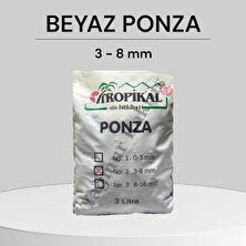 Yağmur Kaktüs Tropikal Beyaz 3 - 8 mm 3 Lt. Ponza