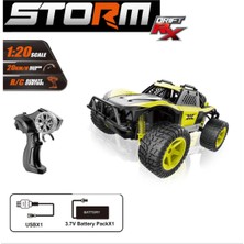 Vardem Uzaktan Kumandalı Full Fonksiyon 2.4ghz Şarjlı 1:20 Storm Drift Araba