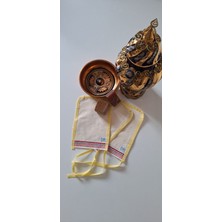Eker Doğanın Renkleri-Sarı Biyeli Kese-Banyo Ve Duş Kesesi