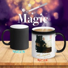 Konuşma Yapan Mustafa Kemal Atatürk Sihirli Kupa Bardak-r65