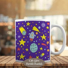 Gezegen Boşluğunda Yıldızlar Kupa Bardak Hediyelik-1191-104