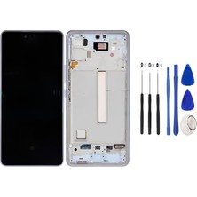 Tkgz - Samsung Galaxy A53 -5G Lcd Ekran Dokunmatik   - A - Kalite  ÇITALI MAVİ + TAMİR SETİ