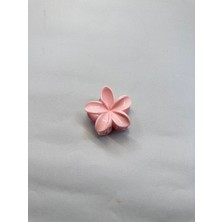 Yağmur Kaktüs Tekli, Açık Pembe Renk 5 cm Lotus Çiçeği Mandal Toka
