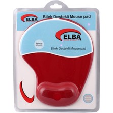 Elba K06152 Bileklikli Jel Mouse Pad Kırmızı