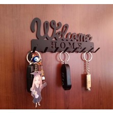 Ardini Anahtar Askılığı İster Kendinden Yapışkanlı İster Vidalı Welcome Mat Siyah