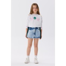 Beverly Hills Polo Club Bg Store Kız Çocuk Denim Etek