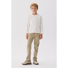 Bikkembergs Bg Store Erkek Çocuk Beyaz T-Shirt