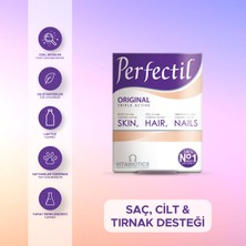 Perfectil Üzüm Çekirdeği Ekstresi,Biotin,Çinko,Selenyum İçeren Saç Cilt Tırnak Sağlığı Vitamini 30 Tablet