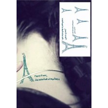 Petek Aksesuar Eyfel Kulesi 2 Adet Geçici Dövme Tattoo