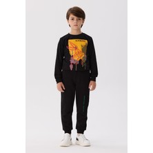 Bg Store Erkek Çocuk Siyah Eşofman Altı