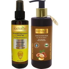 Bronzlaştırıcı Spf 30 Portakal Yağlı Güneş Yağı + Argan El Yüz Vücut Losyonu 250 ml