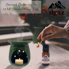 Sandal Ağacı Yağı 10 ml Buhurdanlık Kokusu Stress Önleyici Sandal Ağacı Ortam Kokusu