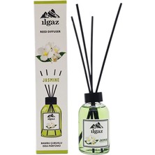 Ilgaz 2 x 1 Jasmine + Sandal Oda Kokusu 110 ml Yasemin + Sandal Bambu Çubuklu Oda Kokusu Ortam Kokusu