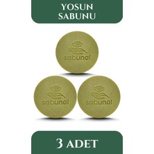 Sabunal Yosun Sabunu Besleyici Bergamot Yağlı Mineral Kaynağı Spirulina Sabun 100 gr x 3 Adet