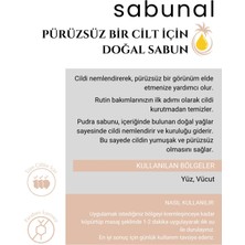 Sabunal Pudra Sabunu Pürüzsüz Bir Cilt Bakımı İçin Mineral Tozu Talk Pudra Sabunu 100 gr