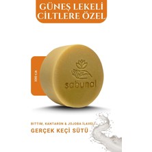 Sabunal Keçi Sütü Sabunu 3 Adet - Cilt Tonu Dengeleyici ve Aydınlatıcı Sabun