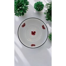 Emaye Hamur Legeni Salata Köfte Kısır Karıştırma Kabı Derin Tabak 40 cm