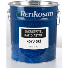 Renkosan Endüstriyel Rapid Antipas Astar Boya Koyu Gri 15 kg