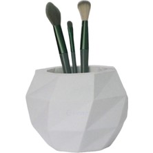 Evenei Makyaj Fırçalığı Düzenleyici Altın Eskitme Renk Model 20