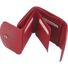 Tarmantu Kadın Deri Cüzdan  Cüzdan Kredi Kartlıklı Para Bölmeli 12 Kartlıklı 4 Bölmeli 12.5x9.5cm