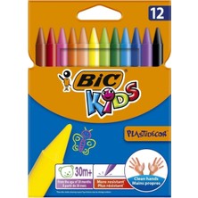 Bic 12 Renk Silinebilir Mum Pastel Boya