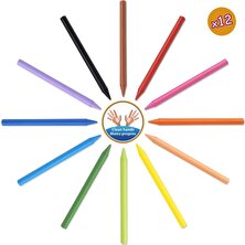 Bic 12 Renk Silinebilir Mum Pastel Boya