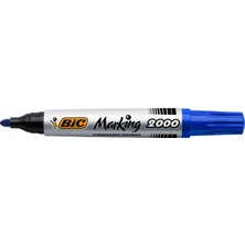 Bic Marker Mavi 2000 Yuvarlak Uçlu Permanent Markör 12'li Kutu