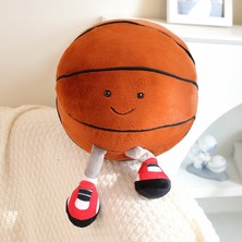 Yummy 25 cm Spor Peluş Oyuncak Basketbol Bebek Çocuk Futbolu Bebek Bebek (Yurt Dışından)