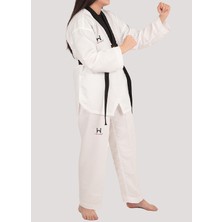 Hann-Do Taekwondo / Tekvando Elbisesi Fighter Siyah Yaka Dobok